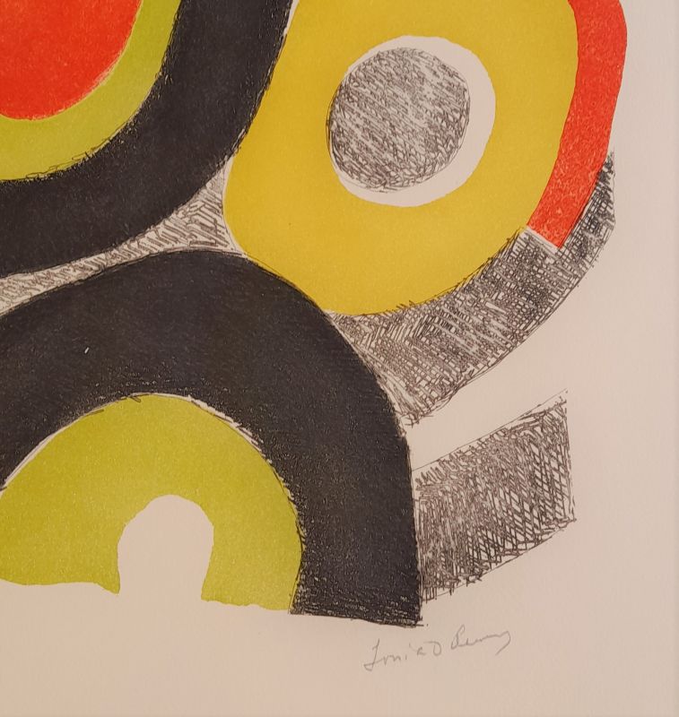 Les illuminations de Rimbaud (Eau-forte) - Sonia DELAUNAY