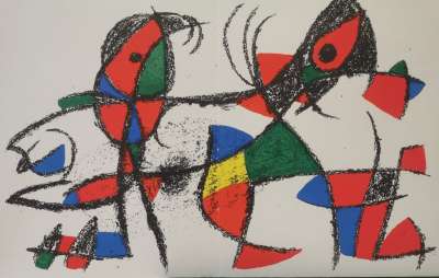 Miro Lithographe II (planche 10) (Lithograph) - Joan  MIRO