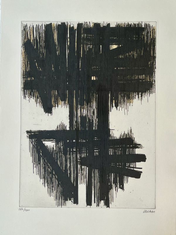 Eau-forte VI (Eau-forte) - Pierre  SOULAGES