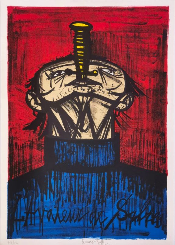 The Sword Swallower (Lithograph) - Bernard BUFFET