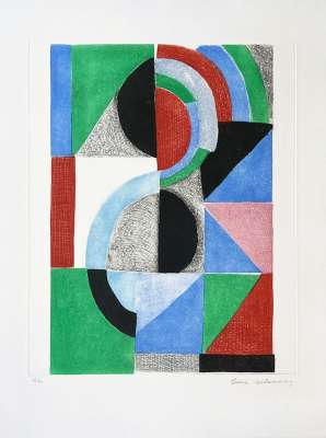 Icon (Etching and aquatint) - Sonia DELAUNAY