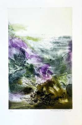 Canto Pisan (Planche 7) (Etching and aquatint) - Wou-ki  ZAO