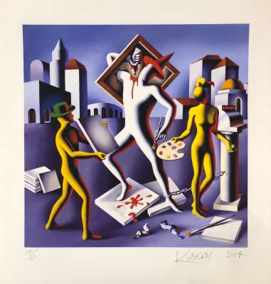 Production Squeeze (Sérigraphie) - Mark KOSTABI