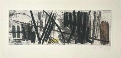 G 4 (Eau-forte et aquatinte) - Hans HARTUNG