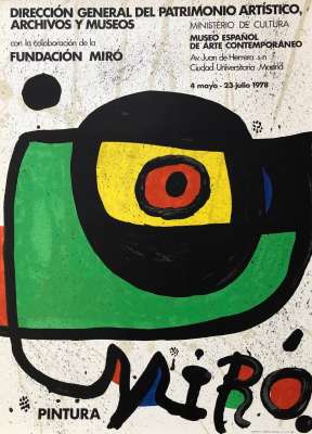 Pintura Miro (Affiche) - Joan  MIRO