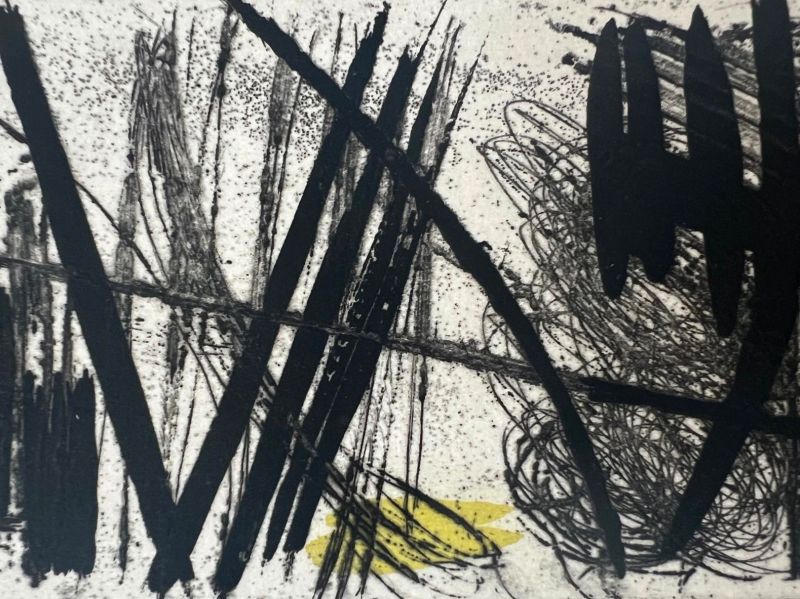 G 4 (Eau-forte et aquatinte) - Hans HARTUNG