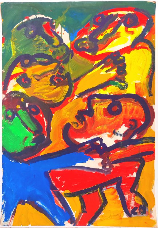 Sans titre (Gouache (moderne)) - Bengt LINDSTROM