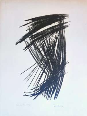 L 14 (Farblithographie) - Hans HARTUNG