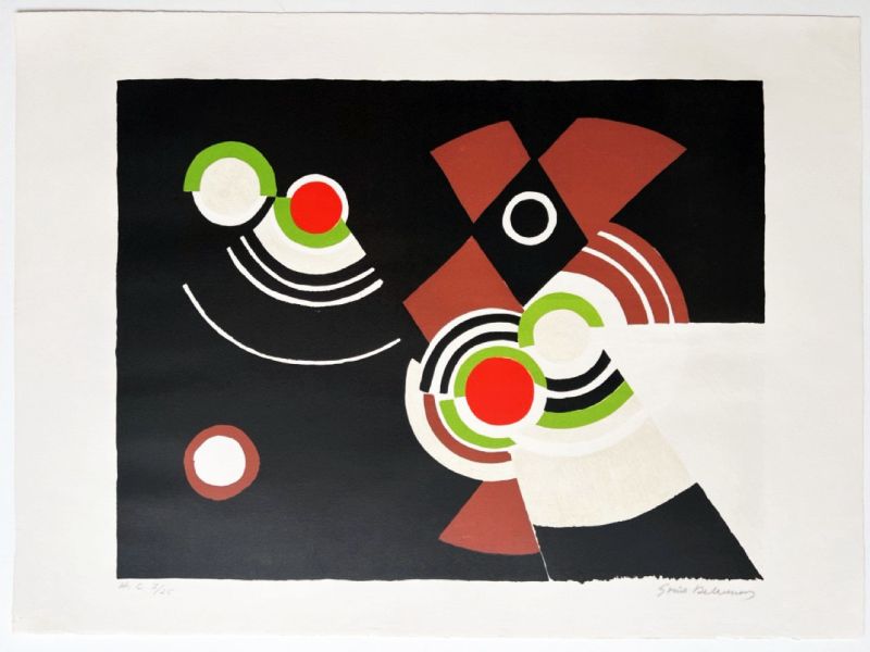 Cinéma (Farblithographie) - Sonia DELAUNAY