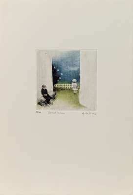 Grand'mère (Etching and aquatint) - Annapia ANTONINI