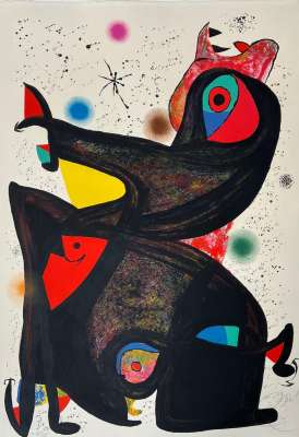 Barnabé (Lithograph) - Joan  MIRO