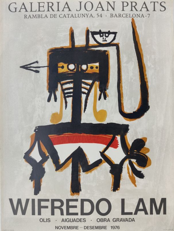 Galerie Joan Prats 1976 (Póster) - Wifredo LAM