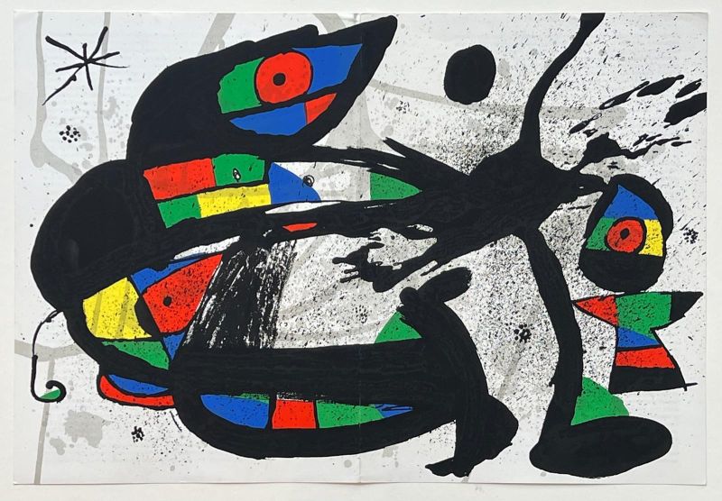 Femme-oiseau (Litografía) - Joan  MIRO