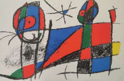 Miro Lithographe II (planche 7) (Lithograph) - Joan  MIRO