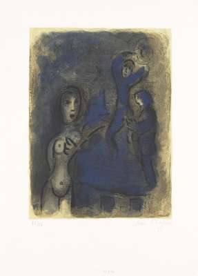 Rahab and the Spies of Jericho (Lithograph) - Marc CHAGALL